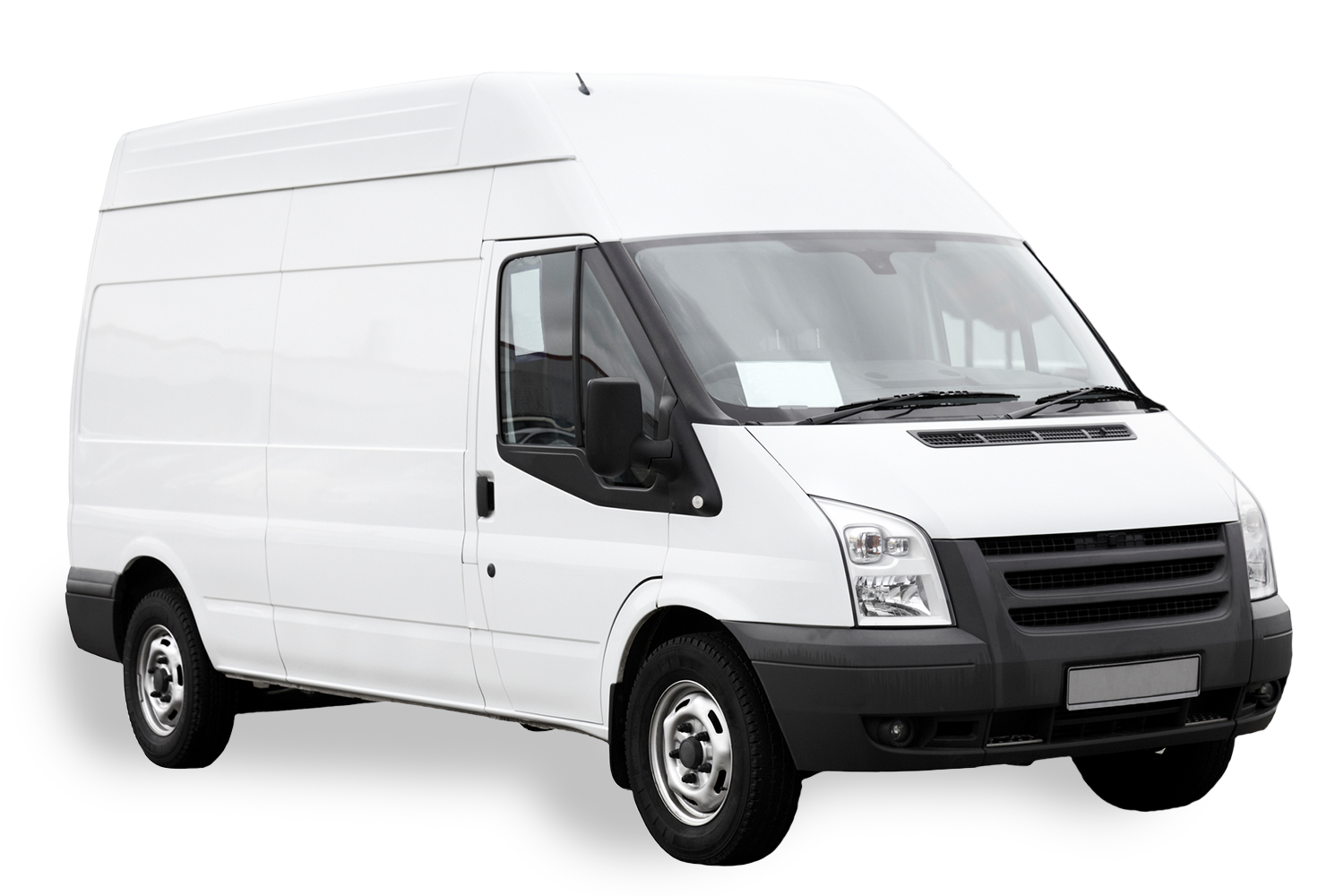 a van parked on the side of a road