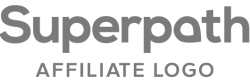 Superpath affiliate logo in grayscale text.